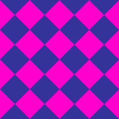Cosmos Purple Blue Pink Chess Board Diamond Background Vector Illustration.