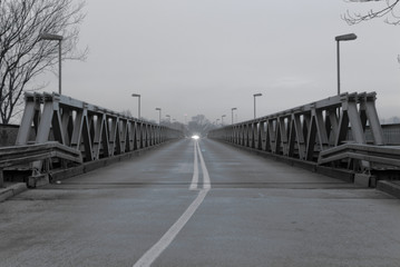 Most graniczny koło Kostrzyna nad Odrą - obrazy, fototapety, plakaty