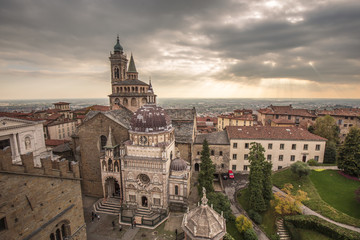 Fototapeta na wymiar Bergamo cappella colleoni near piazza vecchia