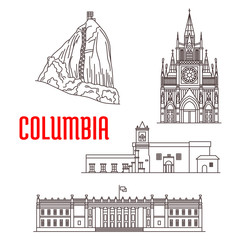Tourist landmarks and architecture of Colombia