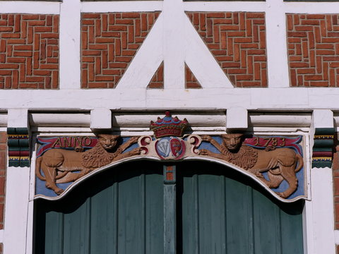 Historischer Torholm am Rathaus in Jork