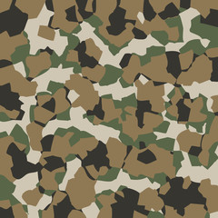 Camouflage pattern background seamless vector