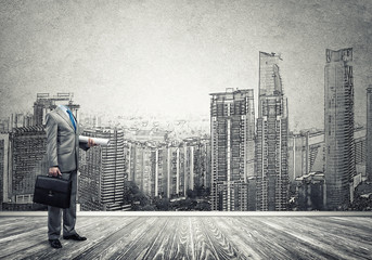 Fototapeta premium Man of engineering profession