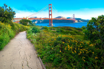 Golden Gate Bridge 2 - obrazy, fototapety, plakaty
