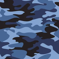 Keuken foto achterwand Camouflage Camouflage patroon achtergrond naadloze vector