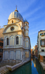 Church of Santa Maria of the Miracles in Venice. Italy.