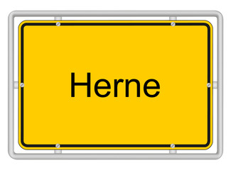 Herne Ortsschild