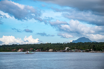 cloudy sky with sea