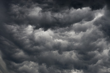 storm clouds before the rain