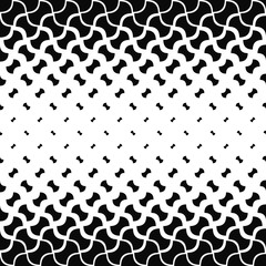 Black and white curved shape pattern background