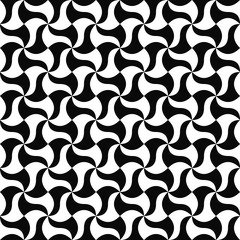 Seamless curved shape pattern background