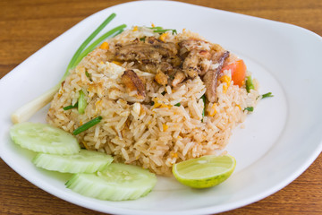 Fried Rice With Crabmeat