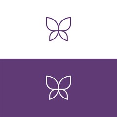 Butterfly logo vector