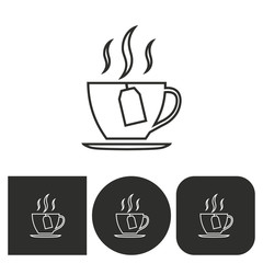Coffee cup - vector icon.