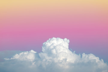abstract soft sky cloud with gradient pastel vintage color for backdrop background use - 126089229