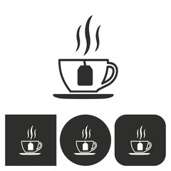 Coffee cup - vector icon.