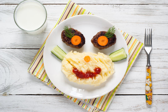 Child food.