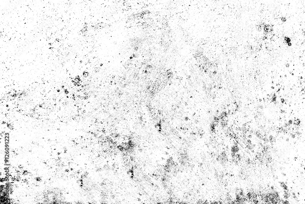 Wall mural abstract dust particle and dust grain texture on white background, dirt overlay or screen effect use
