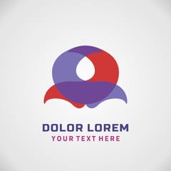 Design round logo element