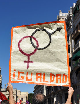 Manifestaci&oacute;n por los derechos de la mujer