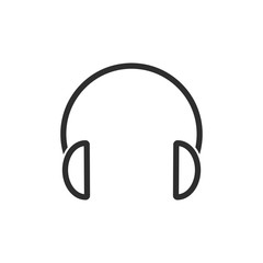 Headphone - vector icon.