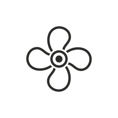 Obraz premium Fan - vector icon.