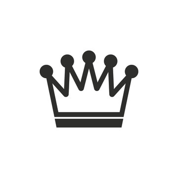 Crown - vector icon.