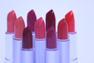 lipsticks in various colors