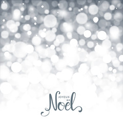 Carte de vœux avec bokeh