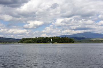 Orava´s Dam among the mountains, Slovakia