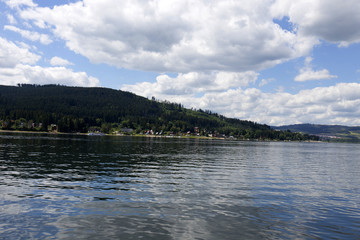 Orava´s Dam among the mountains, Slovakia