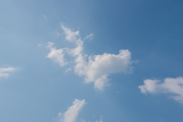 Beautiful blue sky cloud in summer