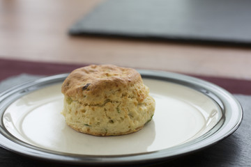 A single cheese scone