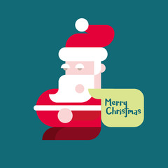 Santa Claus vector colorful illustration