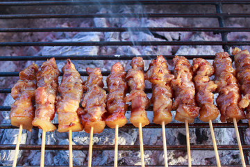 Thai styled pork babeque