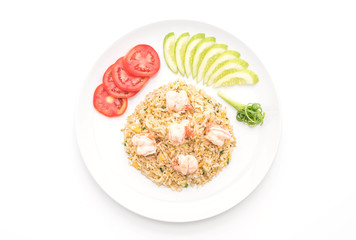 fried rice with shrimps