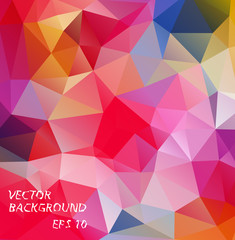 Abstract polygonal background