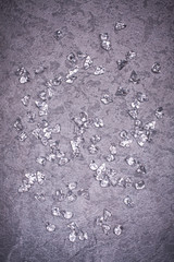 Christmas greeting card. Noel festive background. New year symbo