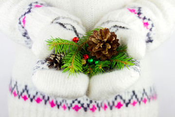 New year decoration element