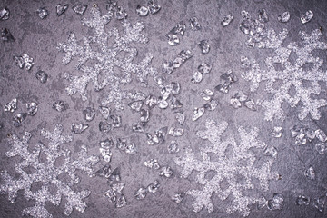 Christmas greeting card. Noel festive background. New year symbo