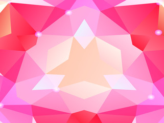 Abstract polygonal background