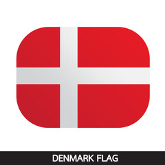 Denmark flag illustration design