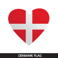 Denmark flag design illustration