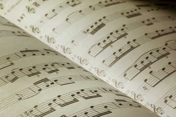Music sheet background
