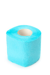 toilet paper isolated on white background