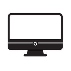 Computer screen icon illustration design
