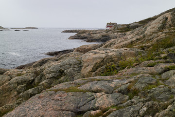Fototapeta na wymiar Deserted place in Lindesnes, Norway