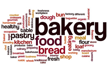 Bakery word cloud