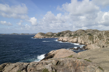 Fototapeta na wymiar Sea view at Lindesnes, Norway