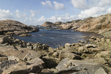 Fototapeta na wymiar Sea view at Lindesnes, Norway